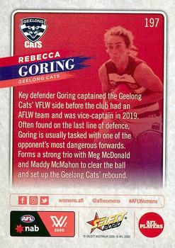 2020 Select Footy Stars #197 Rebecca Goring Back